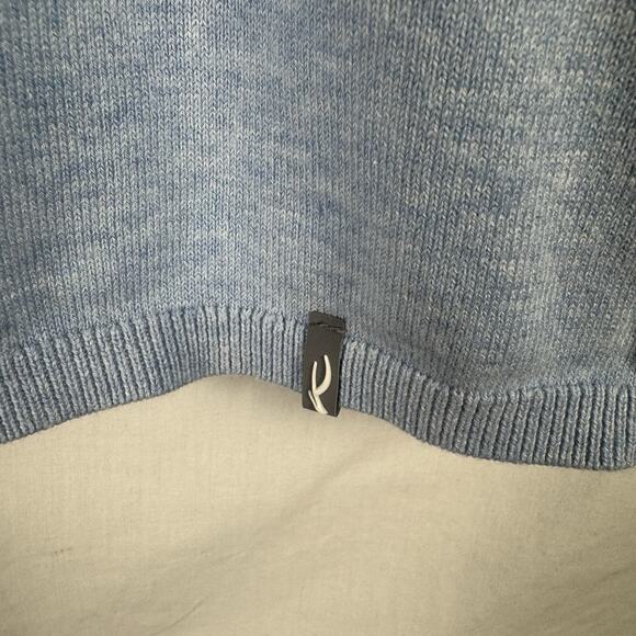 KJUS Women’s Blue Golf Sweater XL EU 42 V-Neck Pullover Activewear Top - Picture 5 of 6